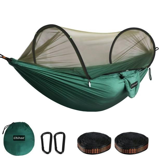 Hamaca Chihee Ultra Ligera para Camping y Viajes con Red, Capacidad de 300 kg