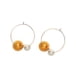 thumbnail image 1 of Sonducket 1 par de pendientes de aro para niñas, pendientes de tuerca para fecha nocturna, joyería de vacaciones, aniversario, compromiso, regalos Ropa, zapatos y accesorios Miscelánea Café Blanco Sonducket AP011237-02, 1 of 1