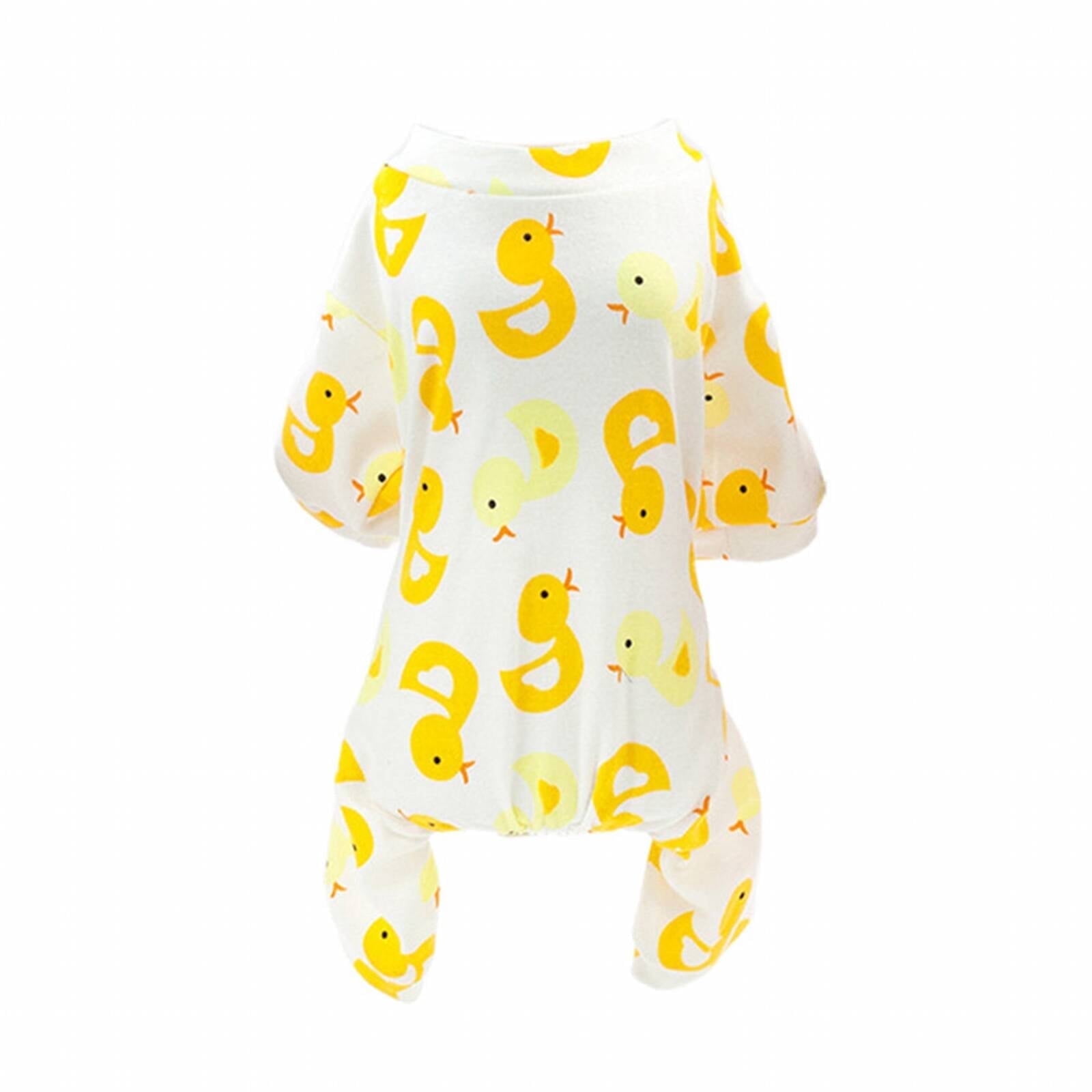GASTROPOD 2026 New Dog Clothes for Small Dogs,Cotton Fabric Puppy Clothes,Premium Fabric Dog Shirt,Yellow Duck,M for Daily Wear, Outdoor Activities, Pet Parties, Walks, Photoshoots