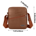 thumbnail image 3 of Wioihee Multi Layer Storage Shoulder Rucksacks Texture Business Travel Crossbody Bag Large Capacity Commuting Handbag Men's Rucksacks, 3 of 6