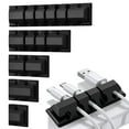 thumbnail image 2 of keepw 5pieces Durable Cable Holder Organizer For Wood Tile Metal And Plastic Surfaces Multiple Slots 1Set, 2 of 6