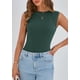 thumbnail image 5 of Remera PRETTYGARDEN 2025 Mujer Top de Tirantes Acanalado M Verde Oscuro, 5 of 8