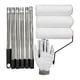thumbnail image 5 of Kit de rodillo de pintura, mango extensible, brocha para murales, marco de rodillo de pintura con cubiertas para paredes. 6 segmentos, 5 of 9