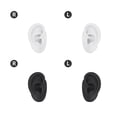 thumbnail image 3 of 2 Pair Silicone Ear Model, Left and Right Soft Flexible Model prosthetic Ear Piercing Practice, Silicone Body Parts for Earring Jewelry Display, Acupuncture Teaching Tool, 3 of 7