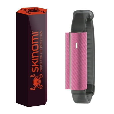 - Skinomi TechSkin Pink Carbon Fiber Skin for Misfit Ray Fitness Tracker