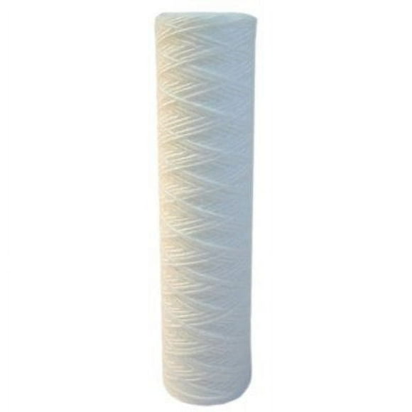 Hydronix SWC-25-1050 Universal Whole House String Wound Sediment Water Filter Cartridge 2.5" x 10" - 50 Micron