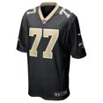 thumbnail image 2 of Men's Nike Justin Herron  Black New Orleans Saints  Game Jersey, 2 of 6