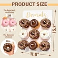 thumbnail image 2 of 2PCS Donut Wall Display Stand,Wooden Donut Wall Stand Wedding Party Decoration Display Board Can Accommodate 18 Donuts, Reusable, Durable, 2 of 4