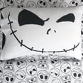 thumbnail image 2 of The Nightmare Before Christmas Bedding Sheet Set 4 pcs Twin Bed in Bag Set for Kids - Reversible Comforter, Flat Sheet, Fitted Sheet & Pillowcase, 2 of 9