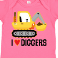 thumbnail image 4 of Inktastic Construction Truck I Love Diggers Boys or Girls Baby Bodysuit, 4 of 5