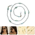 thumbnail image 2 of Miangastore 1pc Mask Anti-dropping Hanging Chain Crystal Beads Necklace Eyeglasses Chain, 2 of 8