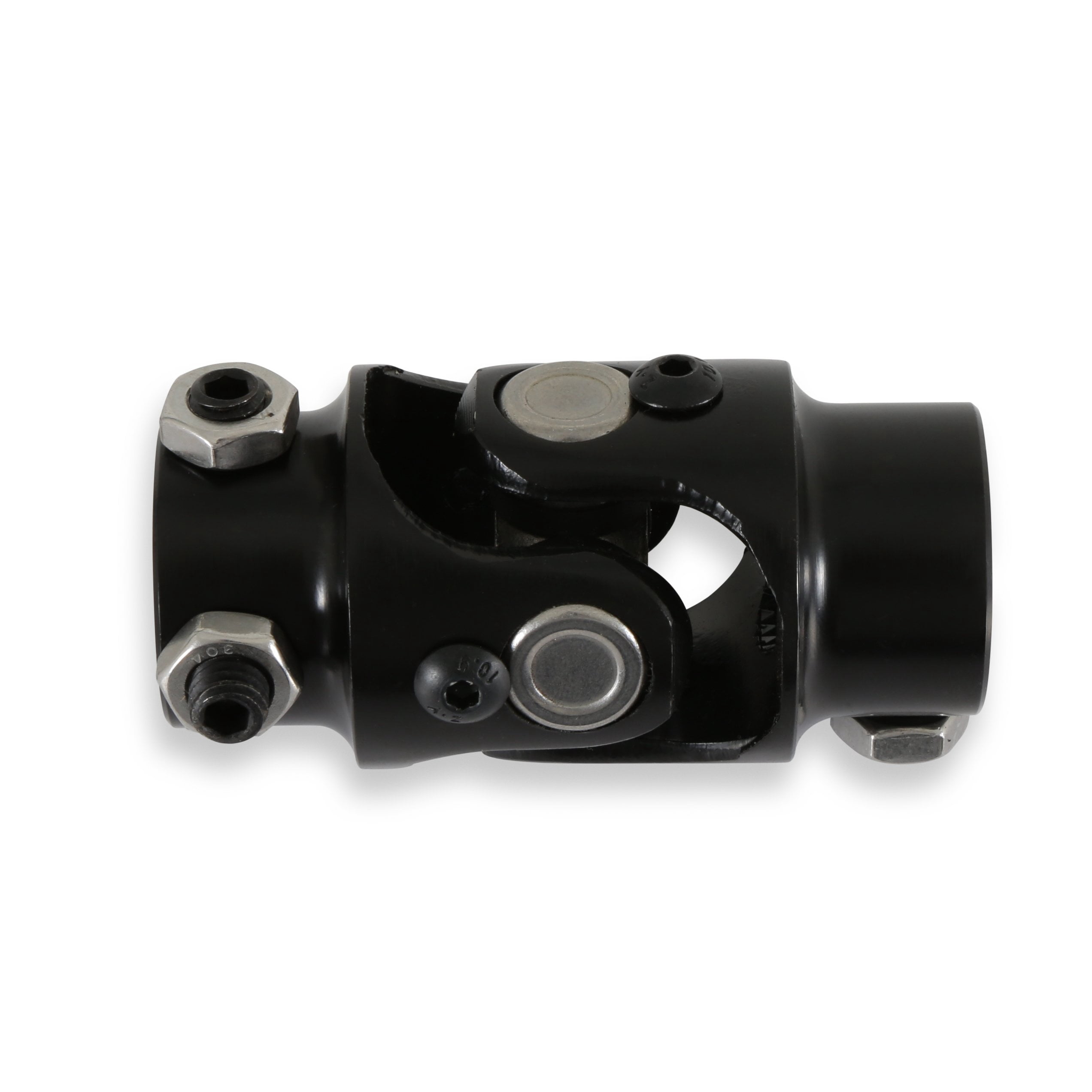 Holley 320-100 U-Joint, 3/4 Inch 30 Spline to 3/4 Inch DD - Black Zinc
