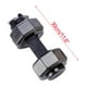 thumbnail image 2 of Botella de agua grande con mancuernas de 2,2 L para deportes, correr, fitness, gimnasio, botella de agua con mancuernas de gran capacidad, 2 of 2