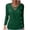 Green, variant on zbxnLI Women's Long Sleeve Shirts Cross V Neck Tunic Tops Side Buttons Fashion Fall Cute Tops Plus Size