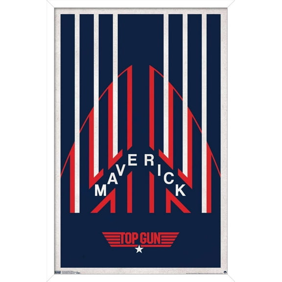 Top Gun - Maverick Helmet Wall Poster, 22.375" x 34", Framed