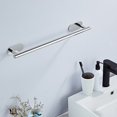 thumbnail image 3 of Stainless Steel Towel Bar Set Bath Accessories Bathroom Hardware Kit Set, 3 of 9