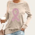 thumbnail image 2 of T-Shirts pour Femmes, Manches pour Femmes, Mode Décontractée Imprimé Col Rond Manches Longues T-Shirts, 2 of 4