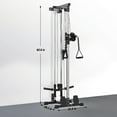 thumbnail image 5 of Danolapsi Wall Mount Cable Machine,LAT Power Cable Machine, LAT Pull Down and LAT Row LAT Tower,Cable Machine with 20 Positions,LAT Pulldown Machines for Home Gym Total Body Training, 5 of 8
