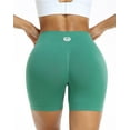 thumbnail image 5 of NELEUS Womens Workout Shorts High Waist Athletic No Front Seam Scrunch Butt Yoga Shorts 1 Pack, Lake Green, US Size M, 5 of 7