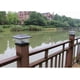 thumbnail image 3 of Solar Post Post Light Waterproof Outdoor Cap Lights Decorative Fence Lamps for Patio Garden Outdoor Paved Pathway (Black), 3 of 5