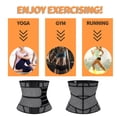 thumbnail image 6 of QRIC Neoprene Sauna Waist Trainer Corset Sweat Belt for Women Compression Cincher Band Workout Fitness Back Support, 6 of 6