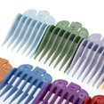 thumbnail image 4 of FAGINEY Clipper Spare Parts, 8 Sizes Guide Comb Set Rainbow Color Clipper Spare Parts Haircut Accessories, Guide Comb, 4 of 7