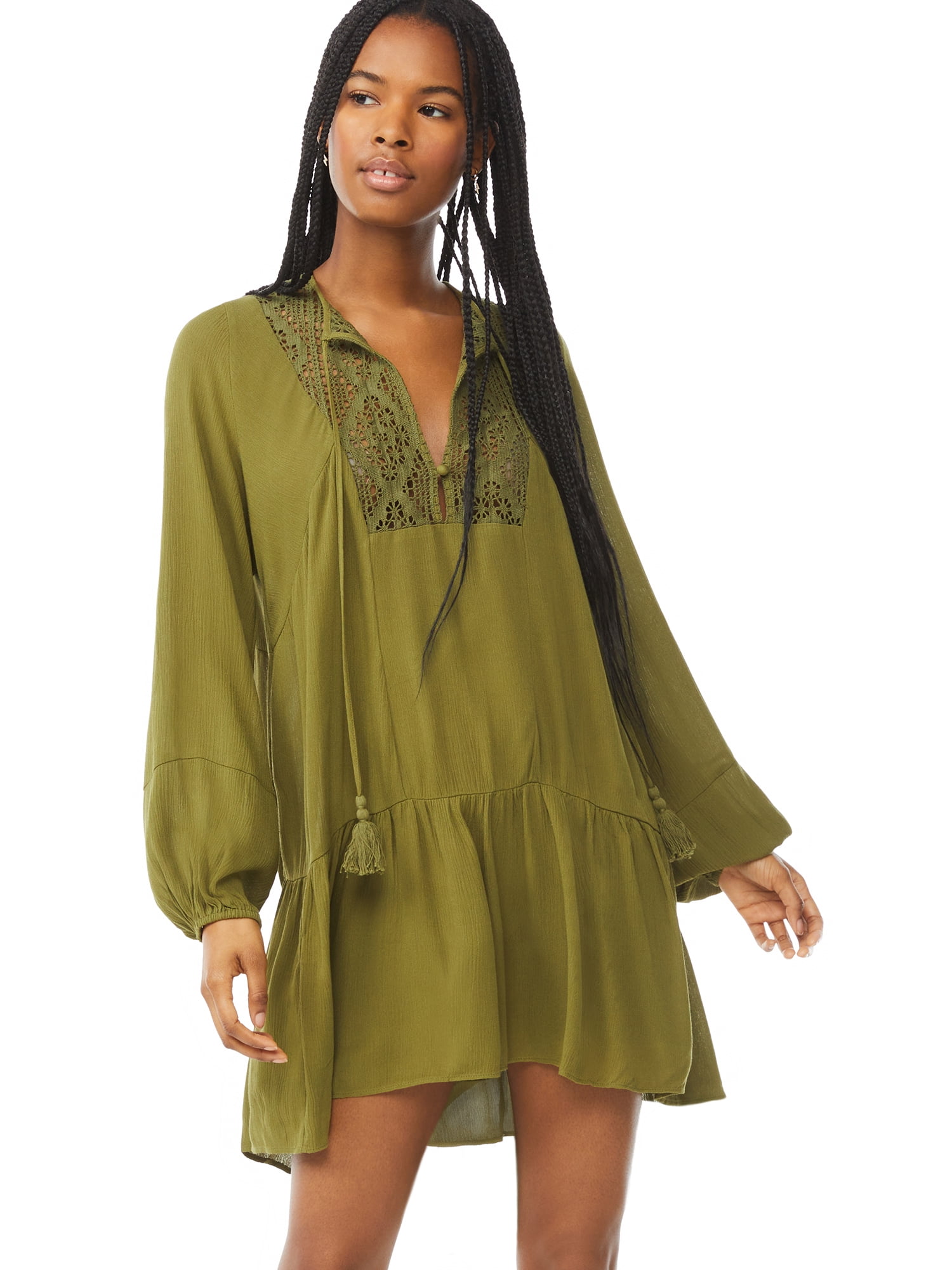 Tunic Dress with Long Sleeves 