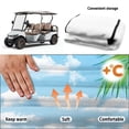 thumbnail image 5 of Uorisanigo Golf Cart Seat Covers with 4 Front Pockets, Universal Beach Coconut Tree Golf Cart Seat Towel Blanket Fits for EZGO, Yamaha and Other 2 Person Seats, Golf Decoration, 5 of 7