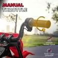 thumbnail image 4 of Qaba 12V Kids Motorcycle with Twist Grip Throttle, Rear Suspension, Red, 4 of 10