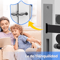 thumbnail image 5 of 2 Pcs Cerradura De Puerta Portátil Para Viaje Hogar Belug, Negro, 5 of 5