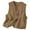 Coffee, variant on Gaexia Womens Vest Jacket,Lightweight Summer Vest Sleeveless Outerwear Casual Daily Wear Spring and Layering Piece for Dresses Or Pants