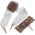 thumbnail image 4 of SHISUYAN 2 Pcs Lacets Léopard Lacets Larges Remplacement Lacets Fins Plats Lacets à Motifs Décorations de Chaussures, 4 of 8