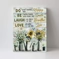 thumbnail image 5 of Sunflower Picture Wall Decor Inspirational Quotes Canvas Wall Art Rustic Sunflower Decor For Bathroom Bedroom Living Room Ready To Hang 12x16 inch, 5 of 6