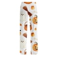 thumbnail image 5 of Cute Halloween Print Women Pajama Pants,Comfy Pj Bottom with Pockets & Drawstring,Stretch Casual Sleepwear, 5 of 5