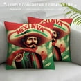 thumbnail image 3 of COMIO Set of Mexican Flag Mexico Independence Day Throw Pillow Cover Decoration Pillow Covers Throw Pillow Case Cushion Case for Room Bedroom Sofa Chair Car Home Decor Gifts, 3 of 5
