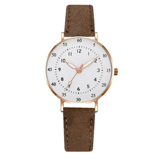 Fiudx Ofertas Flash Del Día Solo En Línea Reloj De Cuarzo Informal Para Mujer Popular A La Moda Con Correa De Acero Inoxidable