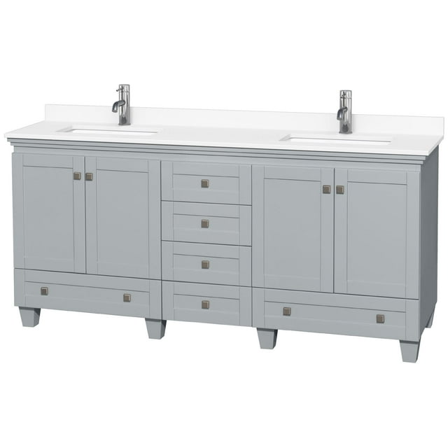 Wyndham Collection Wcv800072d-Vca-Mxx Acclaim 72" Free Standing Double Basin Vanity Set -