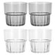 thumbnail image 1 of Uxcell Vasos de Plástico Transparentes Reutilizables, Juego de Vasos de 6.8oz, Taza de Agua de Plástico Irrompible Apilable para Cerveza, Cóctel, Agua, Jugo, Whisky (Transparente/Gris, 4Pcs), 1 of 7