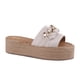 thumbnail image 1 of 732-34 Sandalia Dama Mujer Blanco Plataforma 6 cm Cklass 732-34, 1 of 2