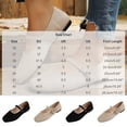 thumbnail image 3 of SuTry Women's Square Toe Mary Jane Flats Faux Adjustable Buckle Strap Lightweight Versatile Comfortable Slip On Casual Everyday Walking Shoes(36), 3 of 8