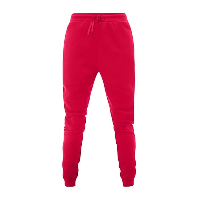 jovati Womens Sports Fleece Solid Color Guards Pants Solid Color Leggings Casual Pants