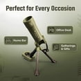 thumbnail image 7 of Beer Bottle Mortar Bottle Opener, 51mm Mortar Beer Bottle Opener Heavy-Duty Tactical Cap Launcher Hands-Free Push down Opener Men's Exclusive Space for Bar & Desk Decor, 7 of 7