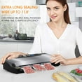 thumbnail image 7 of Koios Vacuum Sealer, 80Kpa Automatic Food Sealer with Cutter with up to 40 Consecutive Seals, Dry & Moist Modes for Kitchen, Silver, 7 of 7