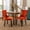 Orange, variant on Yoneston Dining Chairs Set of 2, Upholstered High-End Tufted Dining Room Chair with Nailhead & Ring Pull Trim, Modern Velvet Chairs with Solid Wood Legs for Kitchen, Orange