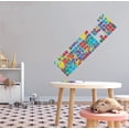 thumbnail image 2 of KEYBOARD - Removable Kids Teens Bedroom Funky Style Keyboard Decoration Multicolored Art Design Vinyl Wall Decal - Home Living Room Décor Computer Peripheral Output Device Wall Sticker 20" x 20", 2 of 3