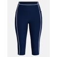 thumbnail image 6 of Athletic Works Women's and Women's Plus ButterCore Compression Capris, Sizes XS-4X, 6 of 7