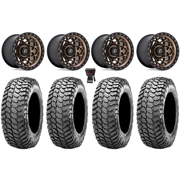 Fuel Unit 15" Wheels Bronze 32" Liberty Tires Polaris RZR XP 1000 / PRO XP / Ranger XP 900/1000