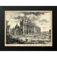 thumbnail image 2 of Piranesi 14x12 Black Modern Framed Museum Art Print Titled - Veduta Basilica S.Giovanni Laterano, 2 of 5