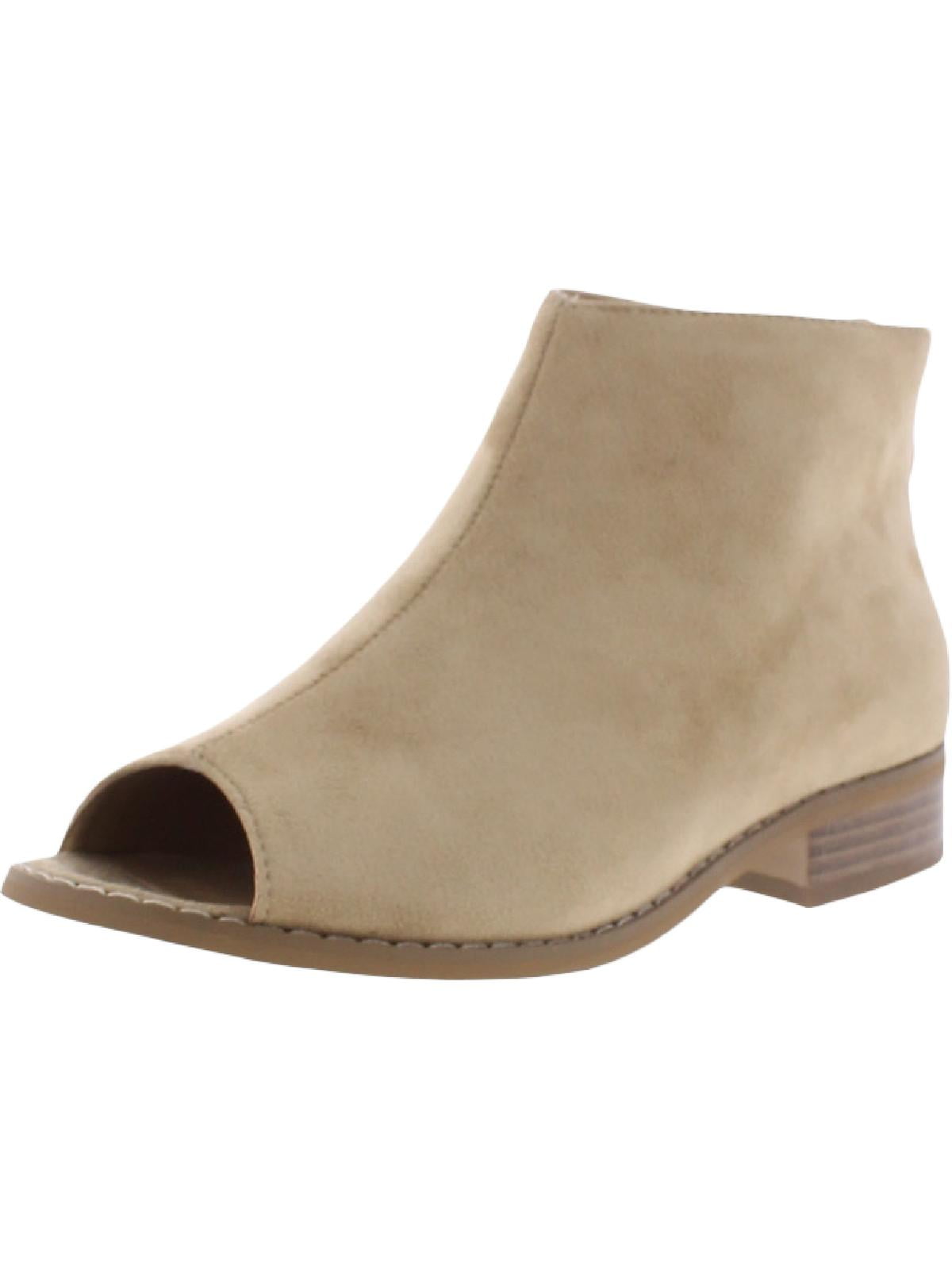 journee collection reya women's peep toe ankle boots
