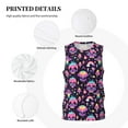 thumbnail image 3 of Xecao cartoon Skull rainbow space print basketball shirt for both men and women, a unisex basketball jersey perfect for theme parties-4X-Large, 3 of 6